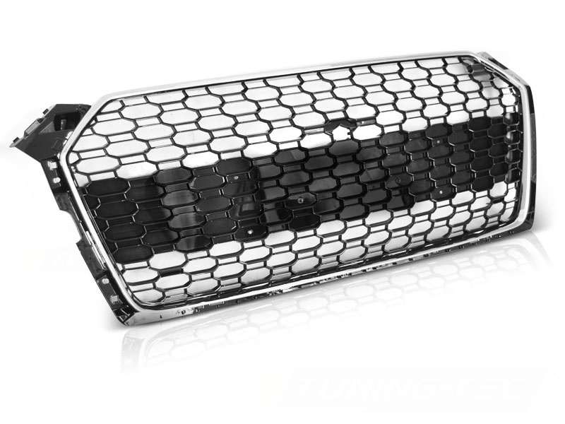 Sport grill voor AUDI A5 2019 tot heden - chroom & zwart