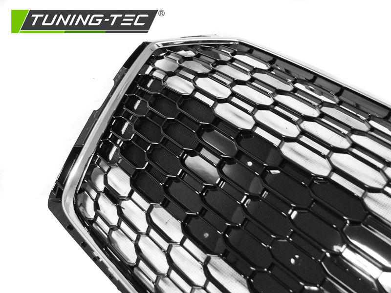 Sport grill geschikt voor AUDI A5 2019 tot heden - chroom & zwart