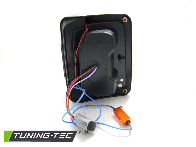 Achterlichten geschikt voor Chrysler Jeep Wrangler JK 07-18 - LED smoke
