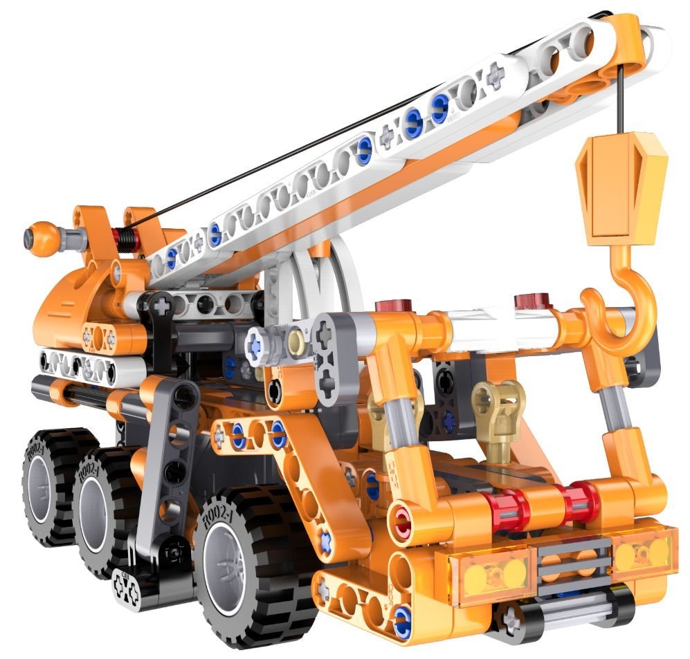 CaDA Kraanwagen - Bouwset - 272 Bouwstenen - 8 cm