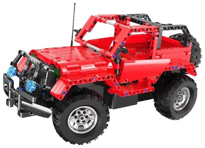CaDA Jeep - R/C - Bouwset - 531 Bouwstenen - 33 cm