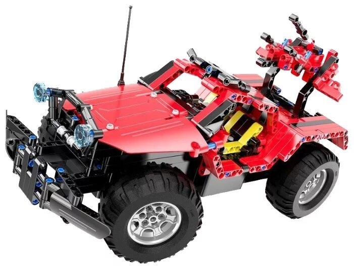 CaDA Jeep - R/C - Bouwset - 531 Bouwstenen - 33 cm