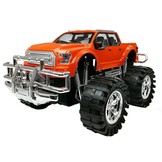 Speelgoed Monstertruck Rood - Sleepwagen - Zwarte BMW - 58 cm