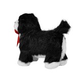 Interactieve Hond - Zwart Wit - Beweegt en Blaft - 21 cm