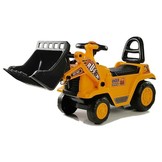 Loopwagen bulldozer - met Potje en beweegbare arm - 80 cm