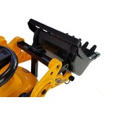 Loopwagen bulldozer - met Potje en beweegbare arm - 80 cm
