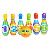 Bowlingset kind - Kleurrijke set - met Foam pinnen - 17 cm