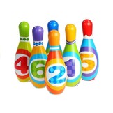 Bowlingset kind - Kleurrijke set - met Foam pinnen - 17 cm
