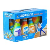 Bowlingset kind - Kleurrijke set - met Foam pinnen - 17 cm