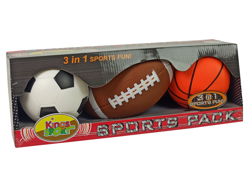 Sportballen - Voetbal - Basketbal - Honkbal - 12 cm - zacht