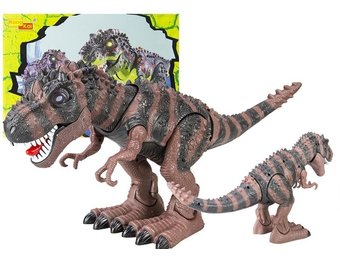 Dinosaurus speelgoed - T-Rex - Beweegt - 29 cm - bruin