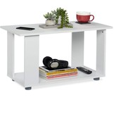 Moderne salontafel - 80x40x45 cm - wit