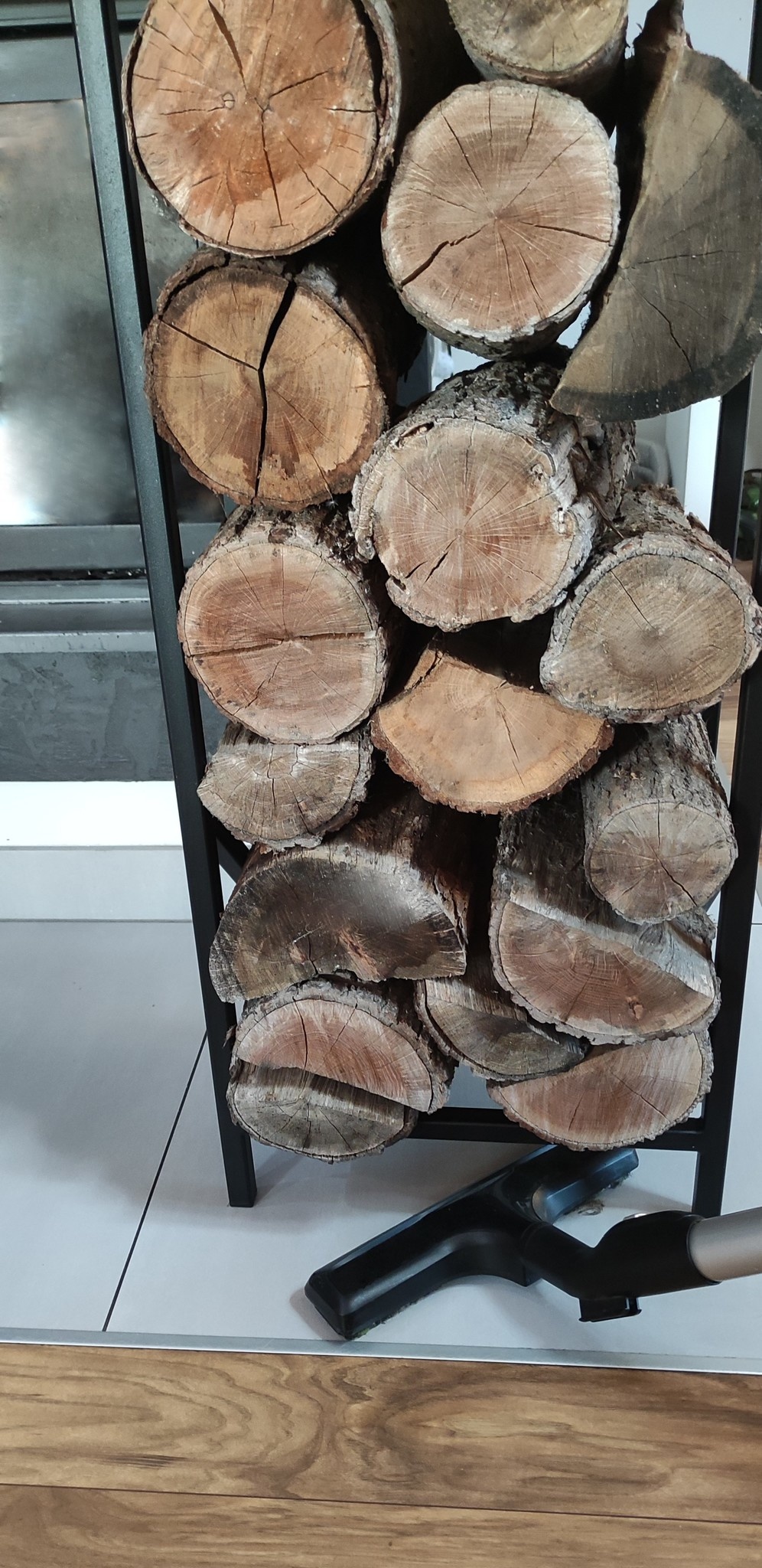 Vervloekt zonsopkomst Bijdrage Viking Choice Haardhout rek voor binnen - opbergrek brandhout - staal -  VC-Lifestyle