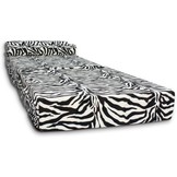 Logeermatras - camping matras - reismatras - opvouwbaar matras - 70 x 200 x 15 met kussen Zebra Design