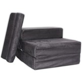 Zwarte Logeermatras - camping matras - reismatras - opvouwbaar matras - 70 x 200 x 15 met kussen