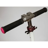 Opvouwbare Step - wit/roze - Skull - 200mm