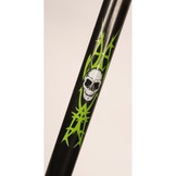 Opvouwbare Step - zwart/groen - Skull - 200mm