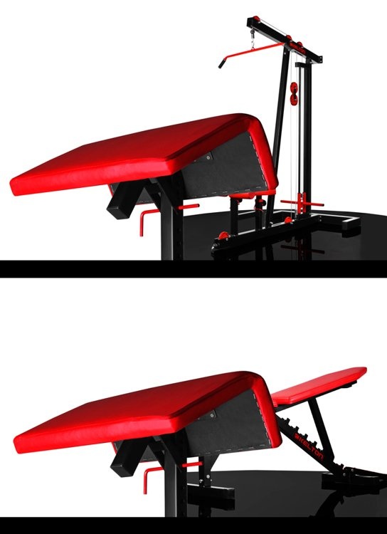 Bicep curls halterbank - met Hoekverstelling