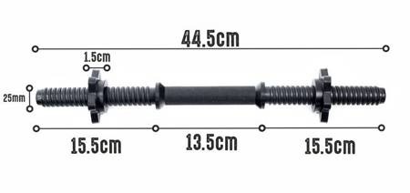 Halterset krachttraining 20 kg - dumbbellset 20 kg 12 platen