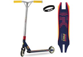 Stuntstep - Soke Pro - Blauw rood - 85 cm - 360º stuur