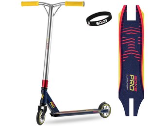 Stuntstep - Soke Pro - Blauw rood - 85 cm - 360º stuur