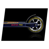 Stuntstep - Soke Pro - Blauw rood - 85 cm - 360º stuur