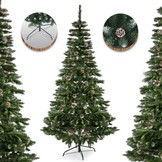 Kunstkerstboom - 210 cm - met Dennenappels