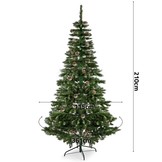 Kunstkerstboom - 210 cm - met Dennenappels