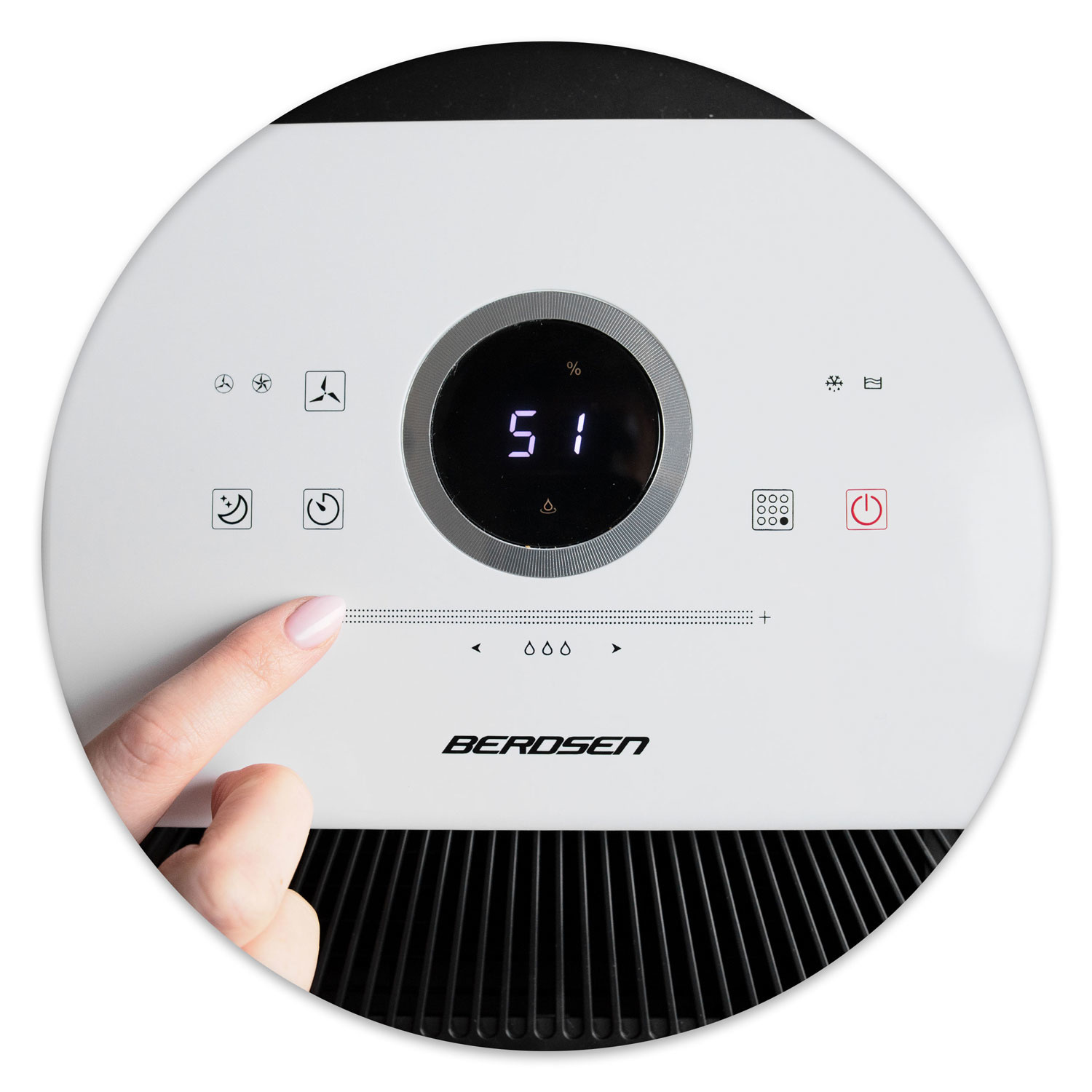 Luchtontvochtiger - Berdsen BD-521 - Wit