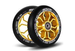 Stuntstep wielen - 110 mm - Goud