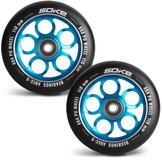 Stuntstep wielen - 110 mm - Blauw