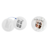 Tipi tent - Speeltent - Blauw & wolken - met Kussens en Lampjes