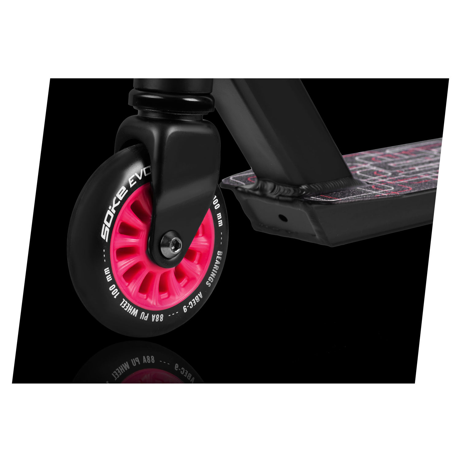 Stuntstep - Soke Evo - Roze - 83 cm - 360º stuur