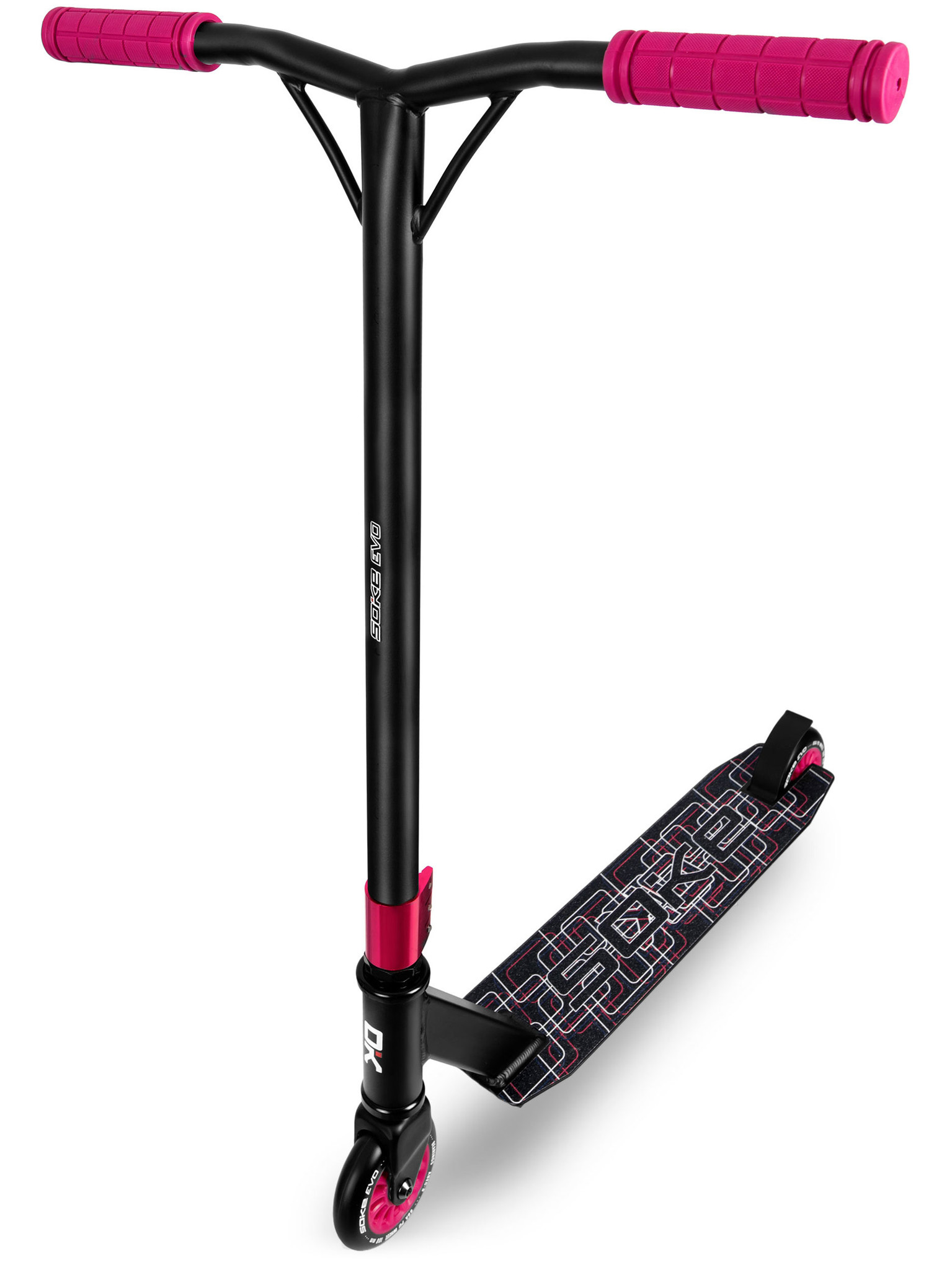 Stuntstep - Soke Evo - Roze - 83 cm - 360º stuur
