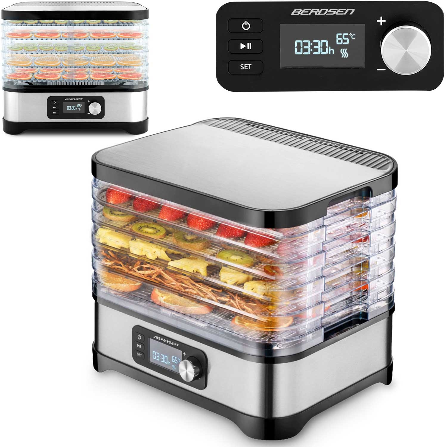 Voedseldroger - 5 laags - 400W - 10L