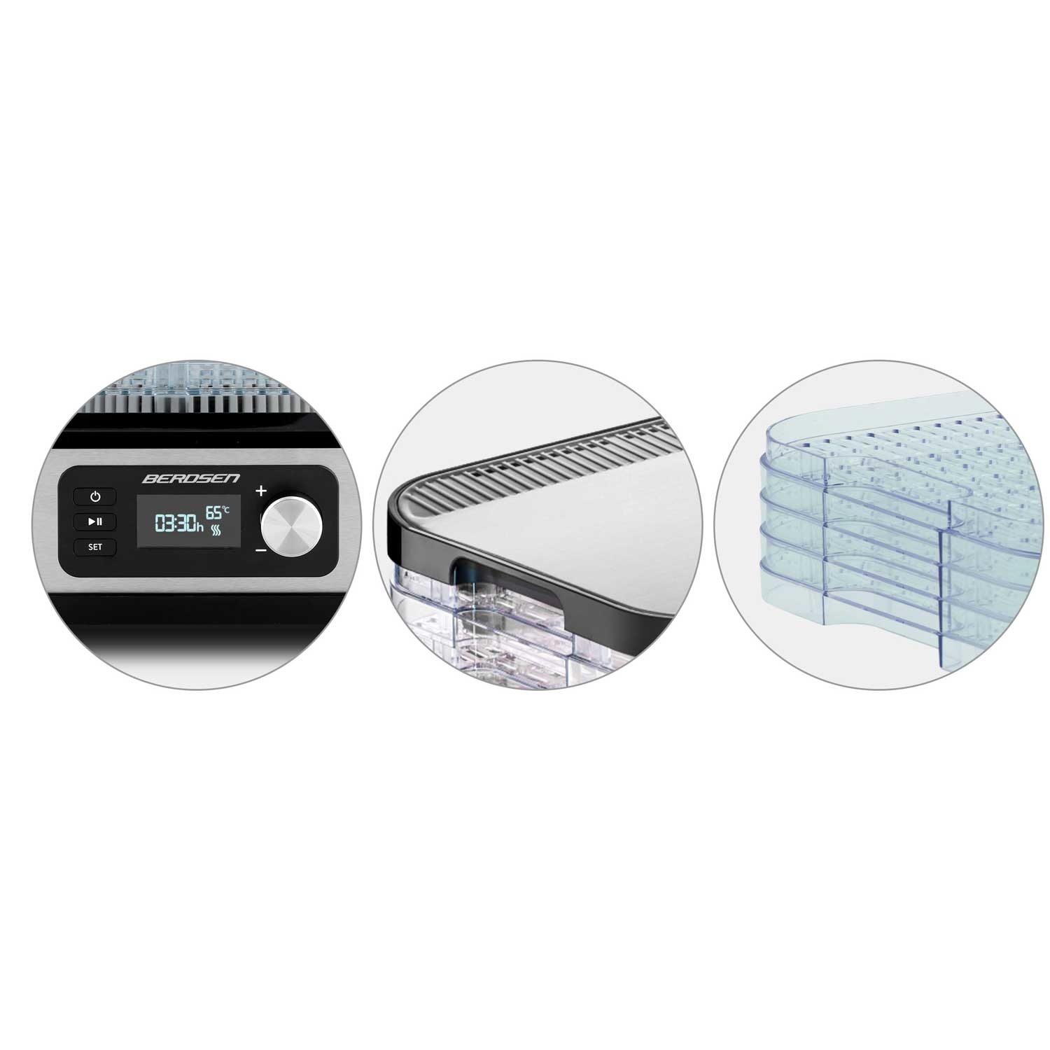 Voedseldroger - 5 laags - 400W - 10L