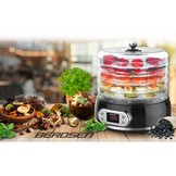 Voedseldroger - 5 laags - 400W - 10L