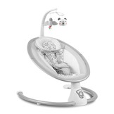 Schommelstoel baby - Wipstoel - Wit en grijs