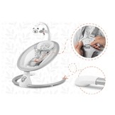 Schommelstoel baby - Wipstoel - Wit en grijs