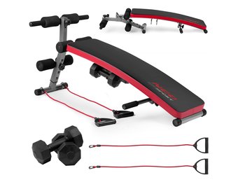 Fitness bank - Trainingsbank - met Dumbbells