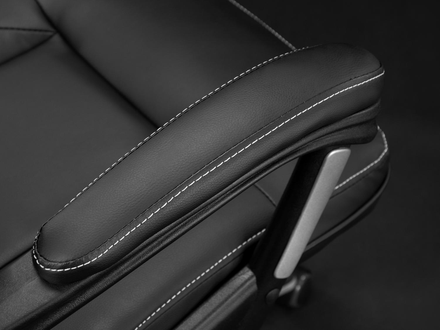 Bureaustoel - Ergonomisch - Zwart - Eco-leer