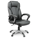 Bureaustoel - Ergonomisch - Zwart - Eco-leer