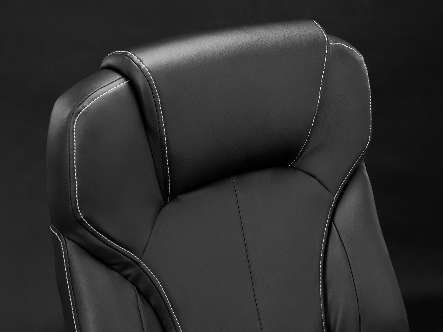 Bureaustoel - Ergonomisch - Zwart - Eco-leer