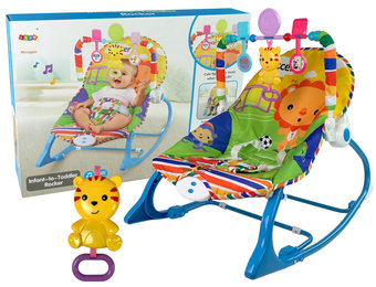 Wipstoel baby - Meegroei- met Vibratie - en Muziek - Tijger