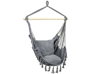 Hangstoel - Hangmat stoel - Grijs - tot 150 kg