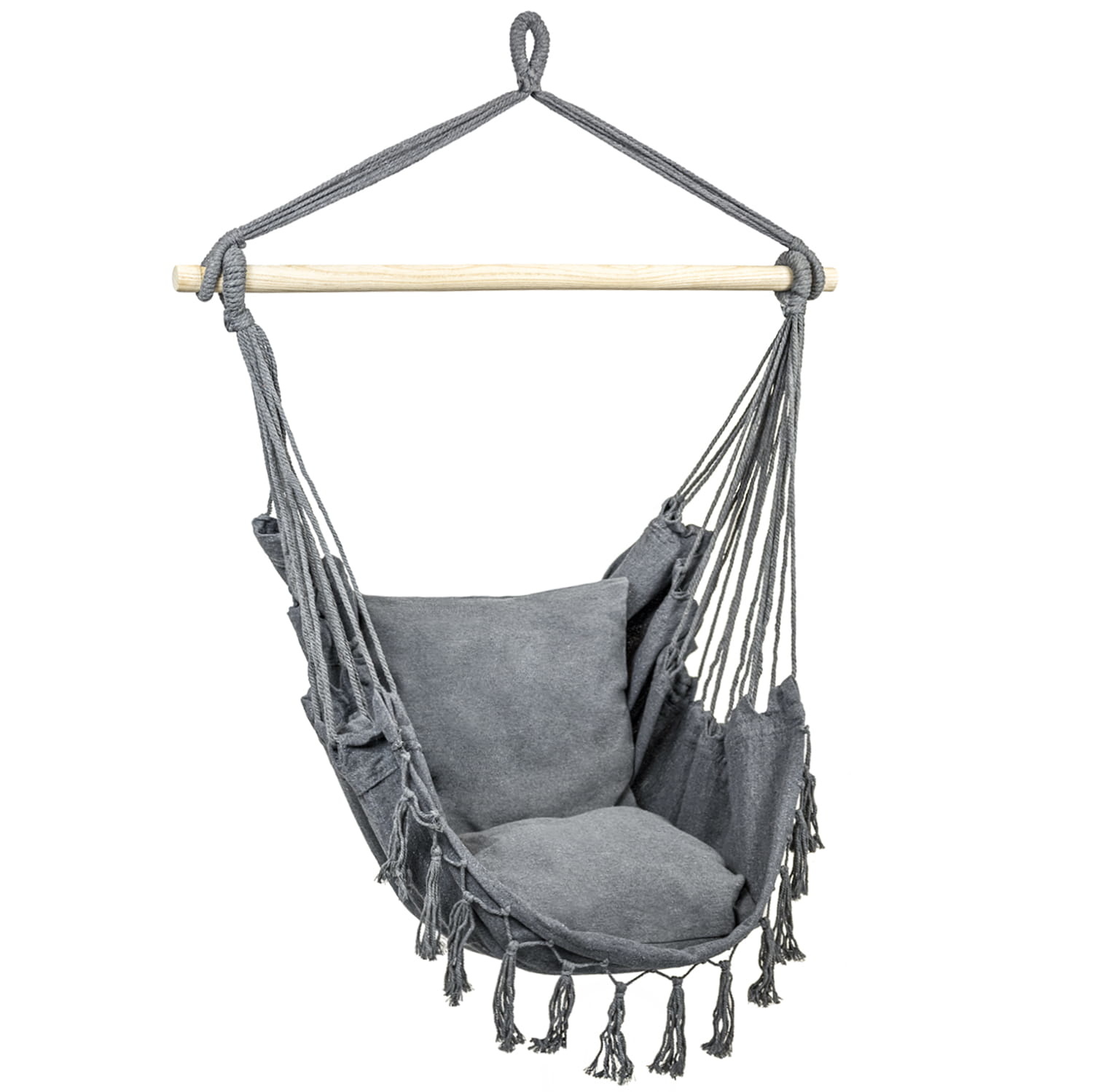 Hangstoel - Hangmat stoel - Grijs - tot 150 kg