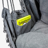 Hangstoel - Hangmat stoel - Grijs - tot 150 kg