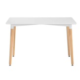 Moderne tafel - 120x80 cm - wit -Scandinavisch design