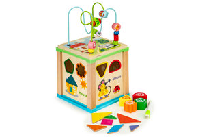 Activiteiten kubus - Educatief speelgoed - 33 cm