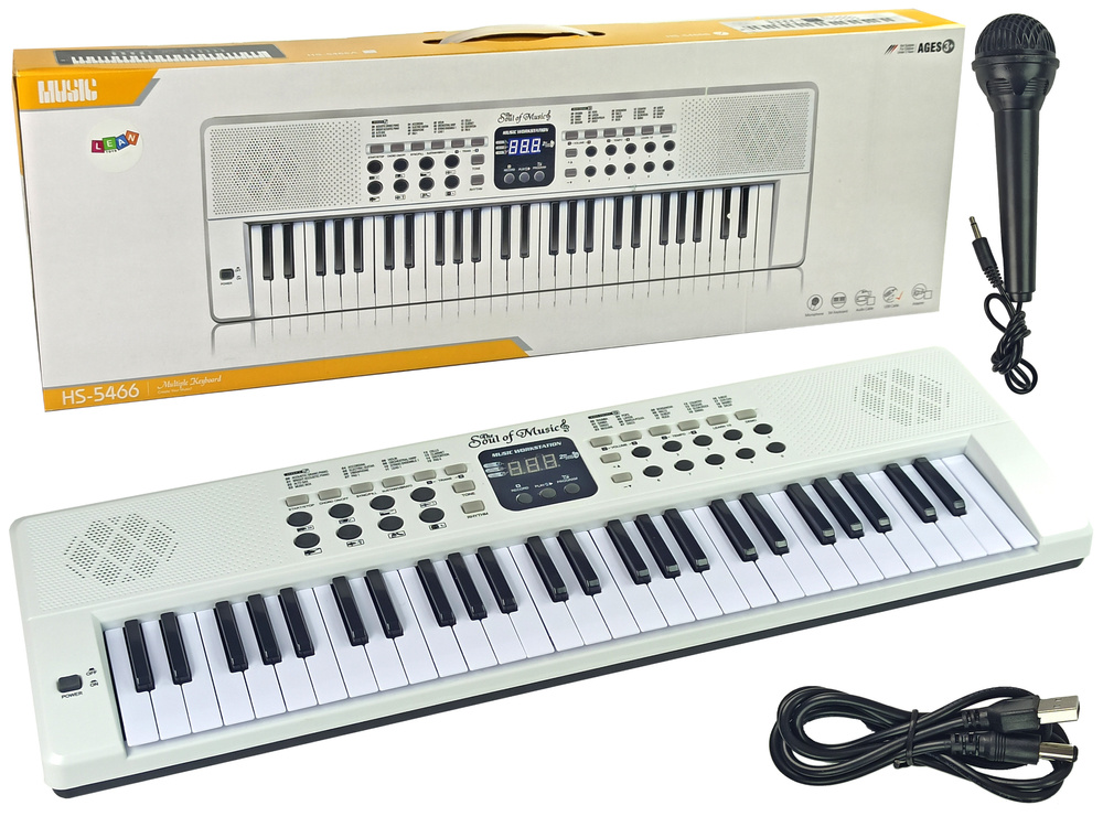 Kinder Keyboard - 54 toetsen - met Microfoon